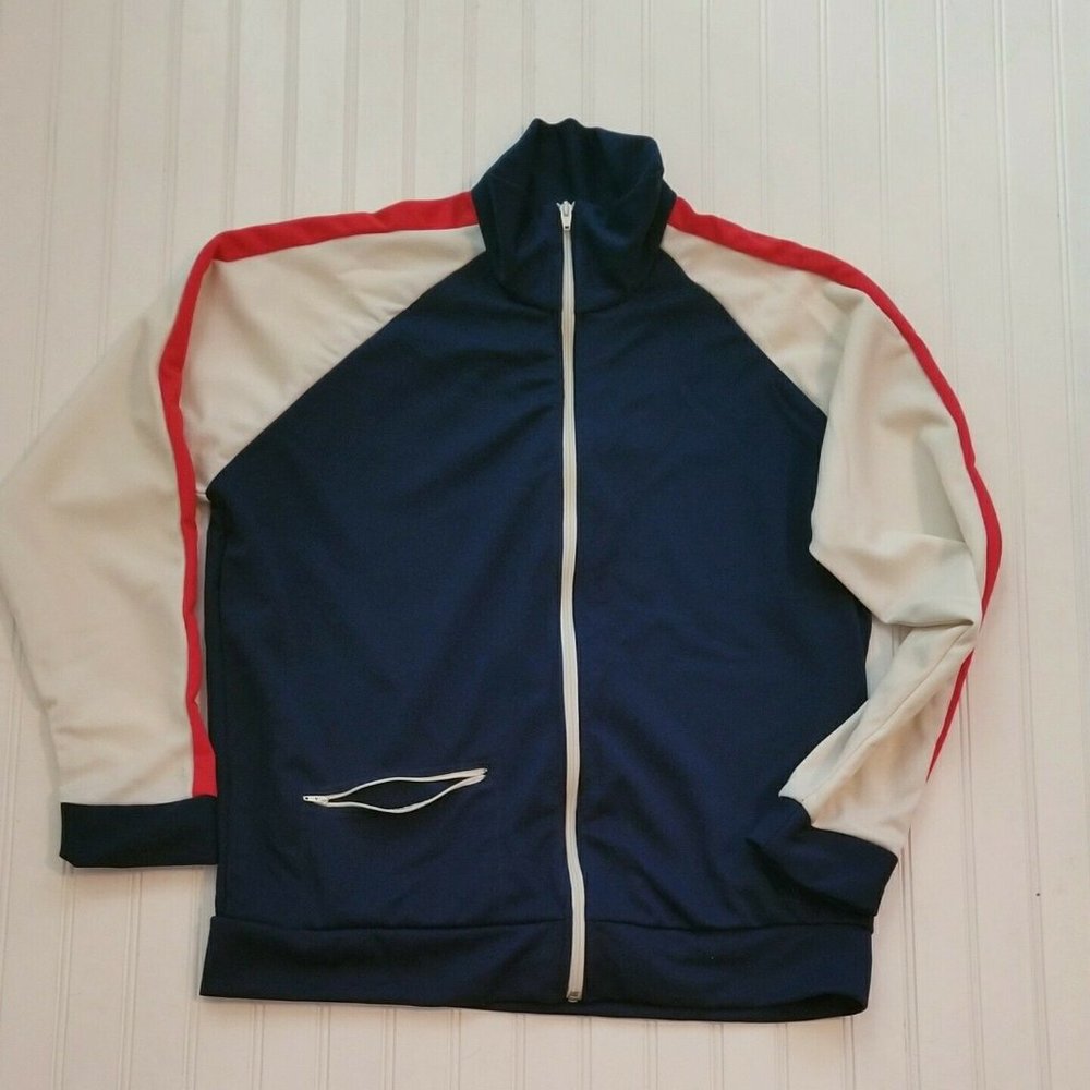 Vintage Patriotic Track Jacket